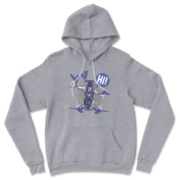 Quadcopter Robot Hoodie in Athletic Heather color